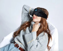 Load image into Gallery viewer, Travel Eye Mask with Built in Bluetooth Headphones