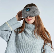 Load image into Gallery viewer, Travel Eye Mask with Built in Bluetooth Headphones