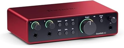 Focusrite Scarlett 2i2 4th Gen USB Audio Interface